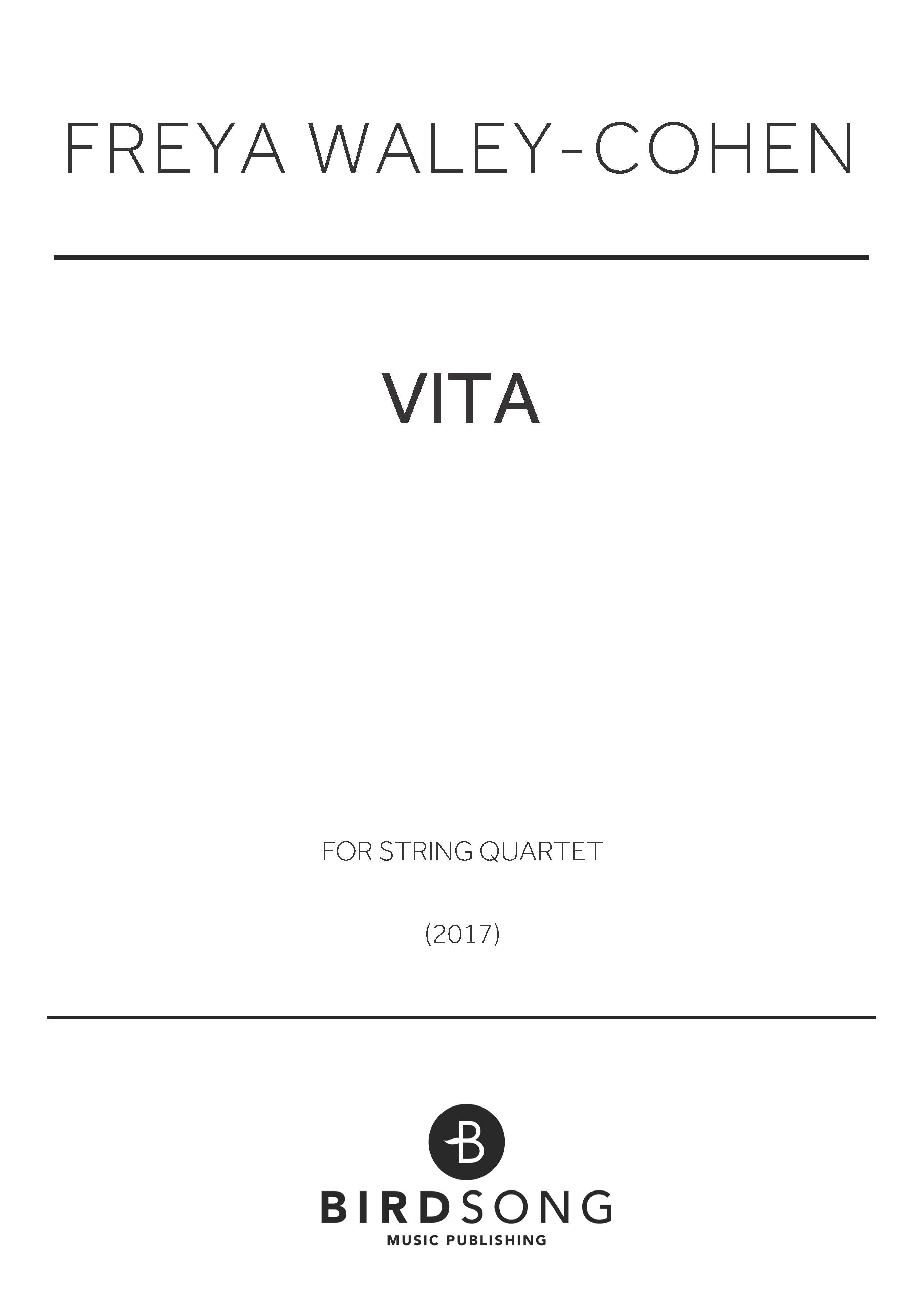Vita - String Quartet (Digital Download)