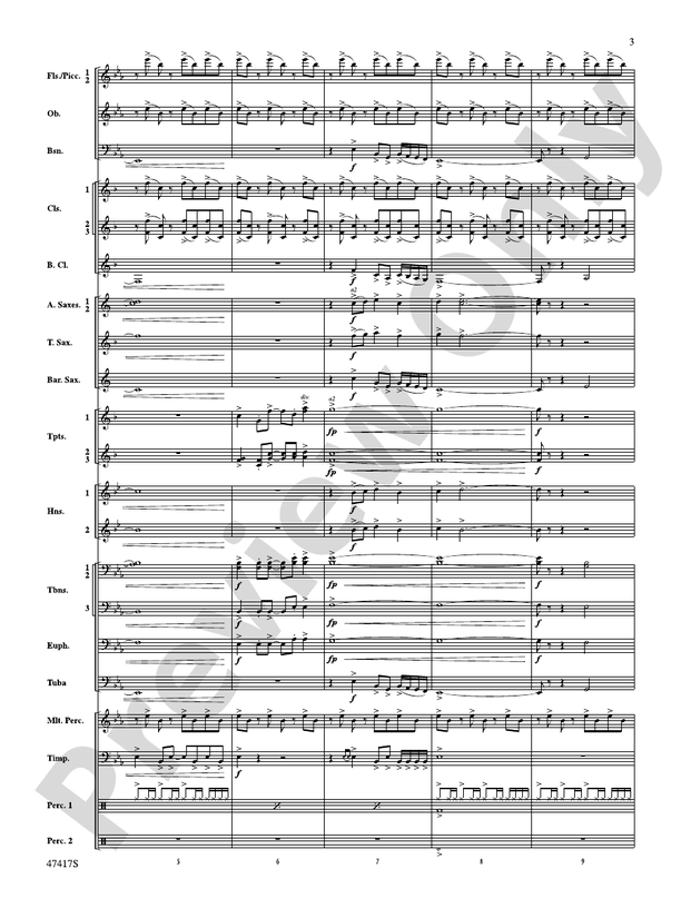 In Memoriam - Concert Band Conductor Score & Parts (Digital Download)