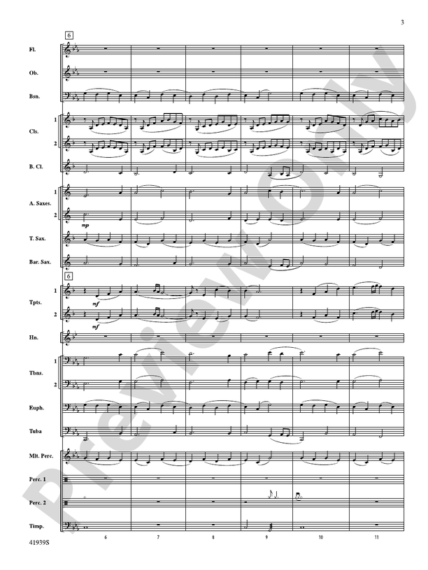 Storm Warning! - Concert Band Conductor Score & Parts (Digital Download)