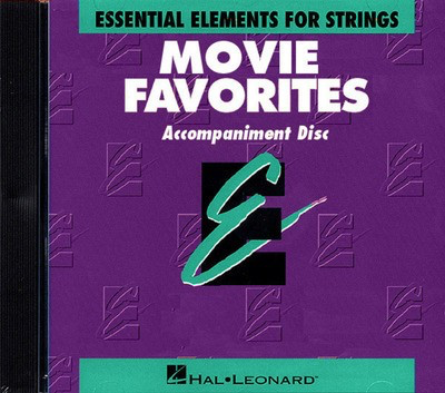 Essential Elements Movie Favorites for Strings - CD Accompaniment - Elliot Del Borgo Hal Leonard Accompaniment CD CD