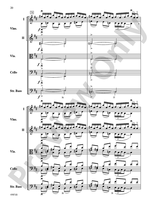Hemispheres - String Orchestra Conductor Score & Parts (Digital Download)
