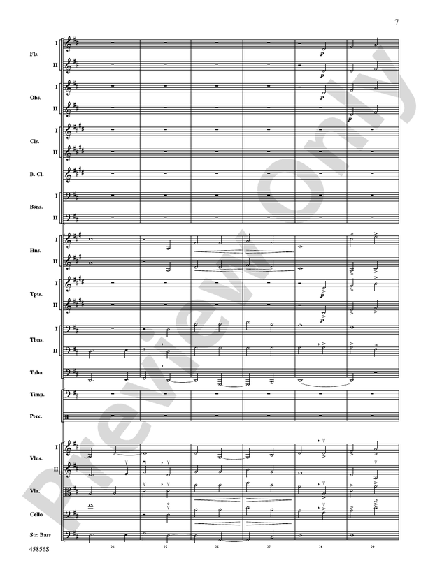 Academic Festival Overture, Op. 80 – Full Orchestra Conductor Score & Parts (Digital Download)