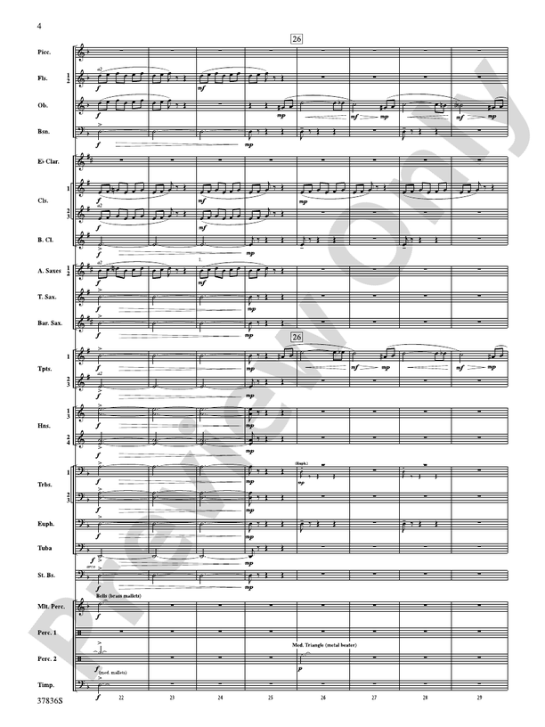 Smoke and Mirrors - Concert Band Conductor Score & Parts (Digital Download)