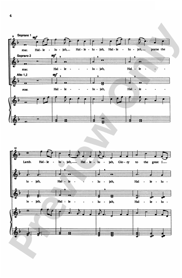 Hark, I Hear the Harps Eternal – SSAA, a cappella Choral Octavo (Digital Download)