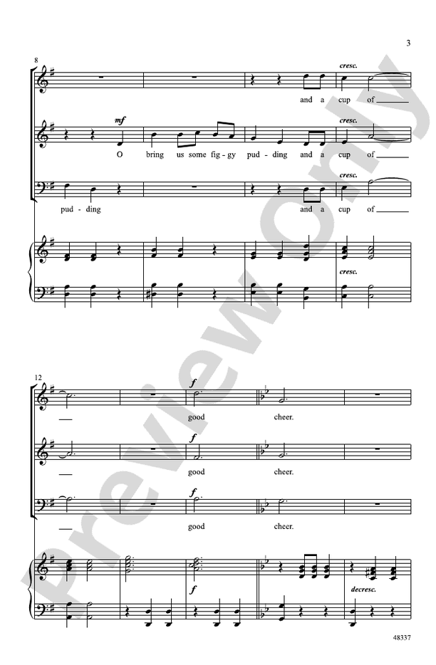 Figgy Pudding! – SAB Choral Octavo (Digital Download)