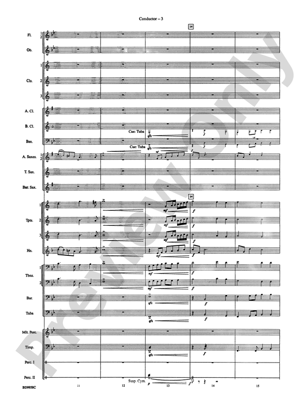 Fanfare and Processional on an Old English Carol - Concert Band Conductor Score & Parts (Digital Download)