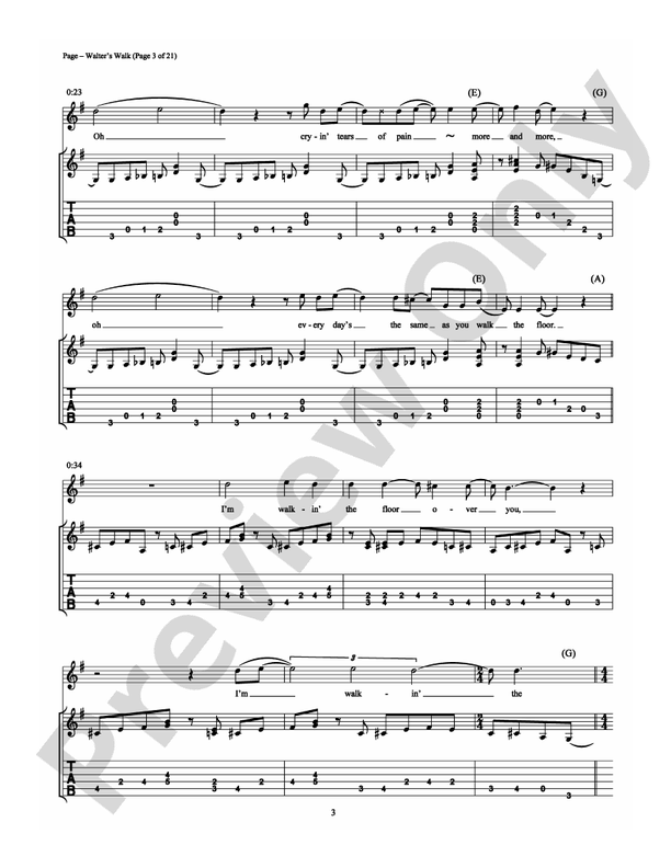 Walter's Walk - Guitar TAB (Digital Download)