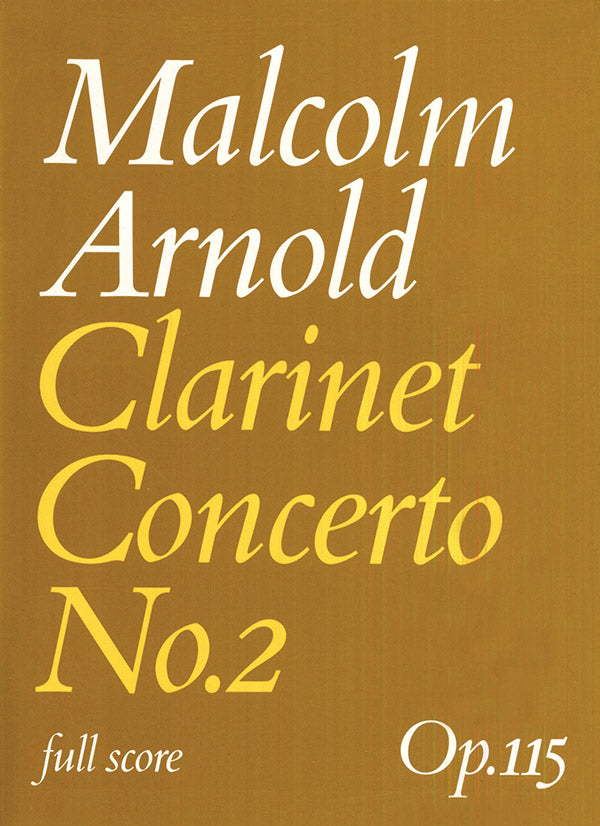CLARINET CONCERTO NO 2 FULL SC