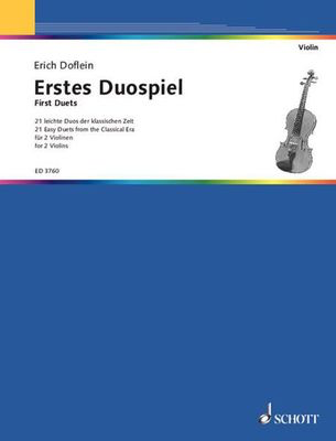 First Duets for Two Violins - 21 Easy Duets from the Classical Era - Various - Violin Schott Music Violin Duet