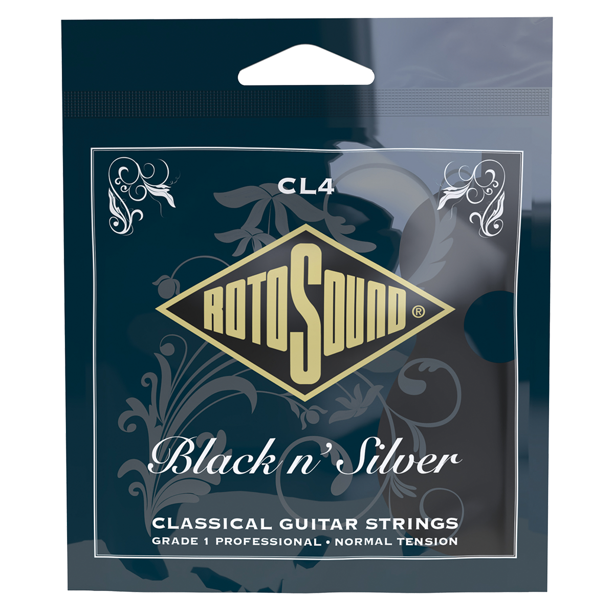 Classical Guitar Strings - Rotosound CL4 Black N Silver Set