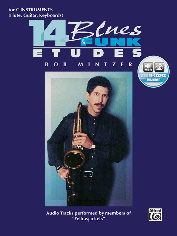 14 Blues & Funk Etudes C Inst Book/2Cds