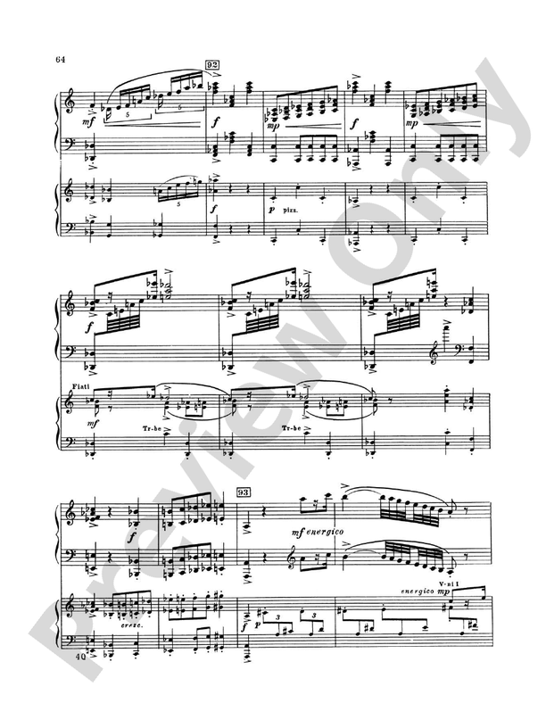 Piano Concerto No. 3 in C Major, Opus 26 - 3rd Movement - 2 Pianos, 4 Hands (Digital Download)