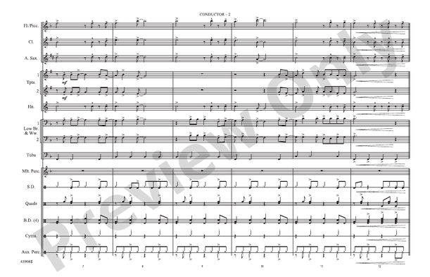 Spirit in the Sky (from Guardians of the Galaxy) – Marching Band Conductor Score & Parts (Digital Download)