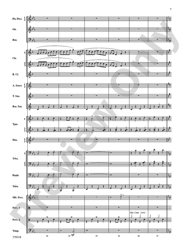 Saddle Up! - Concert Band Conductor Score & Parts (Digital Download)