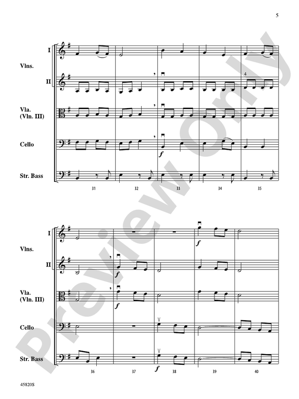Christmas in a Minute and a Half - String Orchestra Conductor Score & Parts (Digital Download)