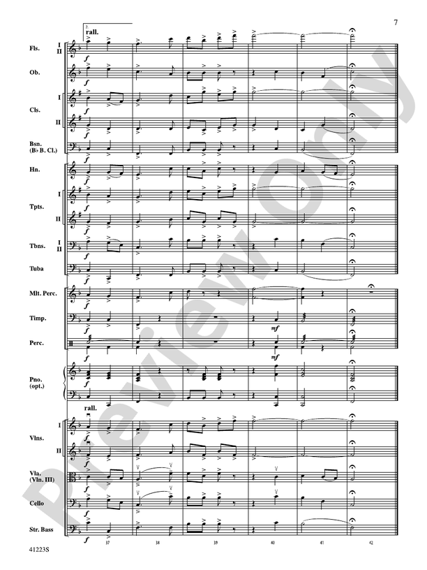 Joyful Holidays – Full Orchestra Conductor Score & Parts (Digital Download)
