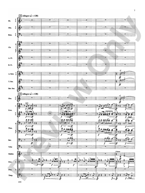 Variations on a Nautical Hymn - Concert Band Conductor Score & Parts (Digital Download)
