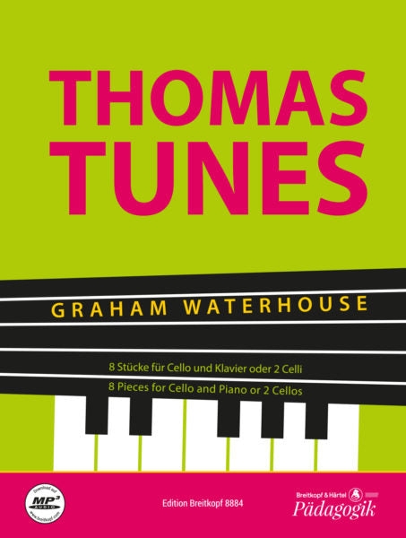 Thomas Tunes - Cello/Piano Accompaniment or Cello Duet by Waterhouse Breitkopf EB8884