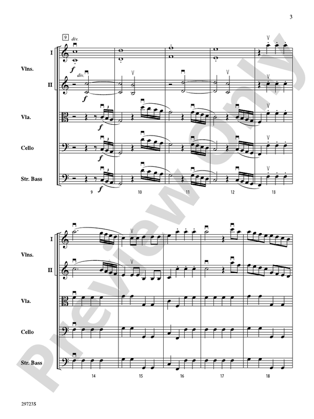 Symphony No. 41 – String Orchestra Conductor Score & Parts (Digital Download)