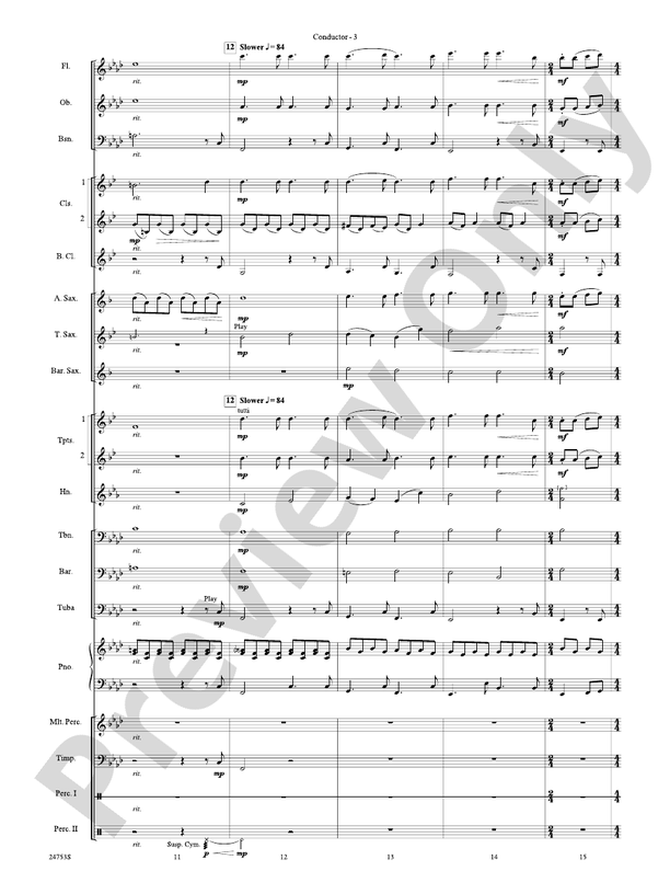 Corpse Bride, Selections from - Concert Band Conductor Score & Parts (Digital Download)