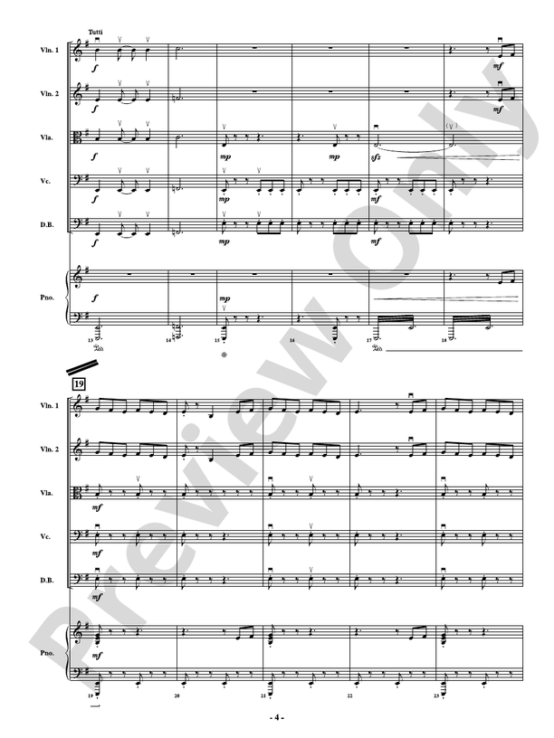 The Highland Games - String Orchestra Conductor Score & Parts (Digital Download)