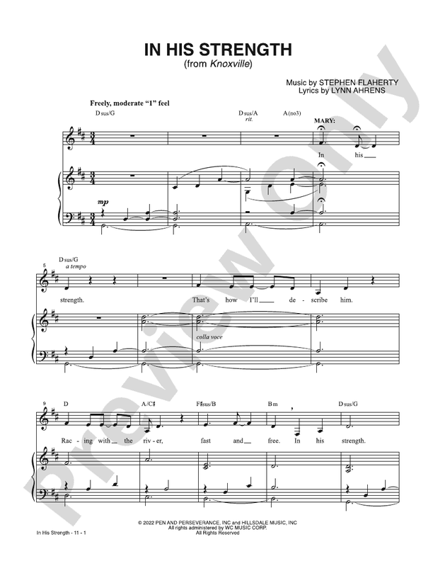 In His Strength from Knoxville - PVG (Digital Download)