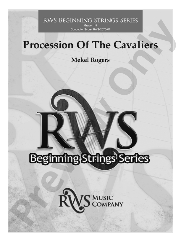 Procession Of The Cavaliers - String Orchestra Conductor Score & Parts (Digital Download)