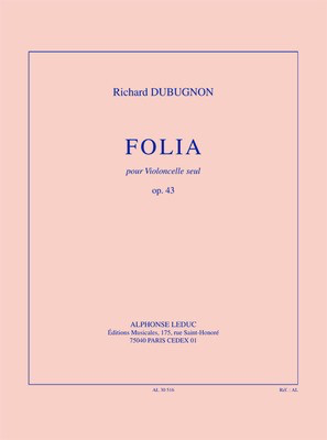 Folio Op 43 Cello -