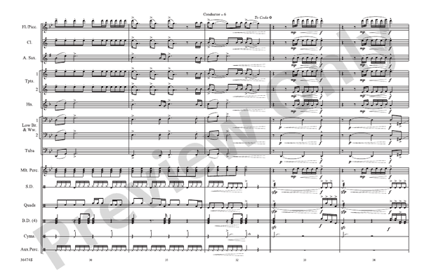 Winner – Marching Band Conductor Score & Parts (Digital Download)