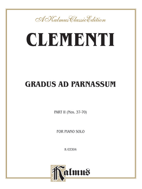 Gradus ad Parnassum Part 2 - Piano Solo