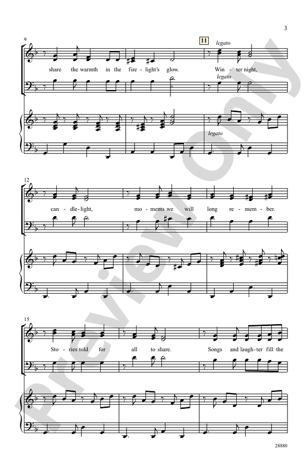 Hanukkah Night – 3-Part Mixed Choral Octavo (Digital Download)