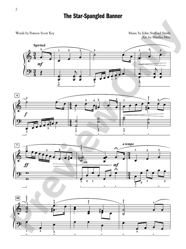 A Star-Spangled Celebration: 6 Patriotic Songs Arranged for the Intermediate Pianist - Piano (Digital Download)