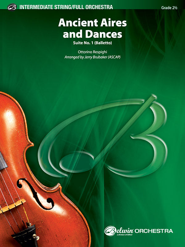 ANCIENT AIRES AND DANCES GR 2.5 ARR. BRUBAKER RESPIGHI OTTORINO