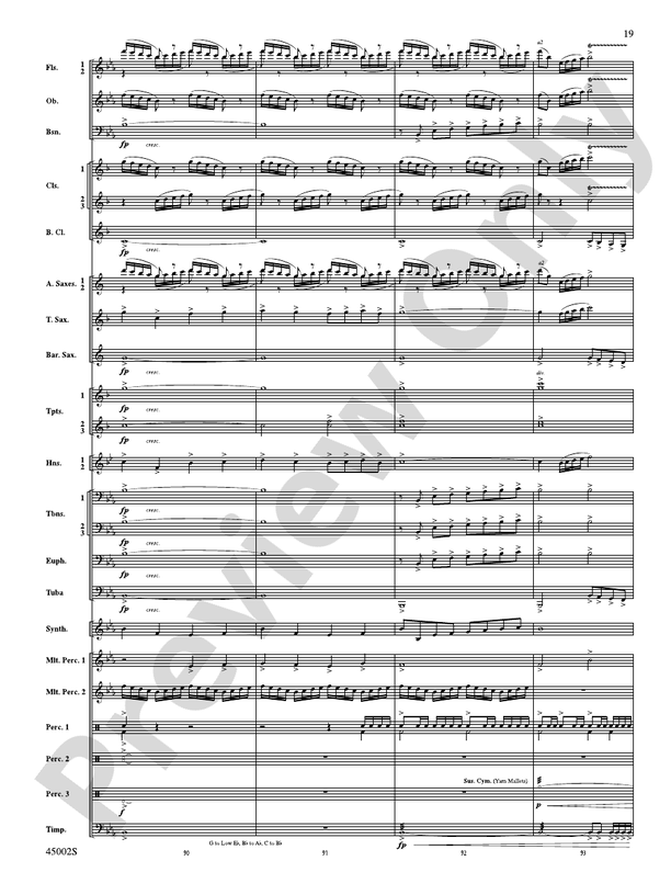Winds of Change - Concert Band Conductor Score & Parts (Digital Download)