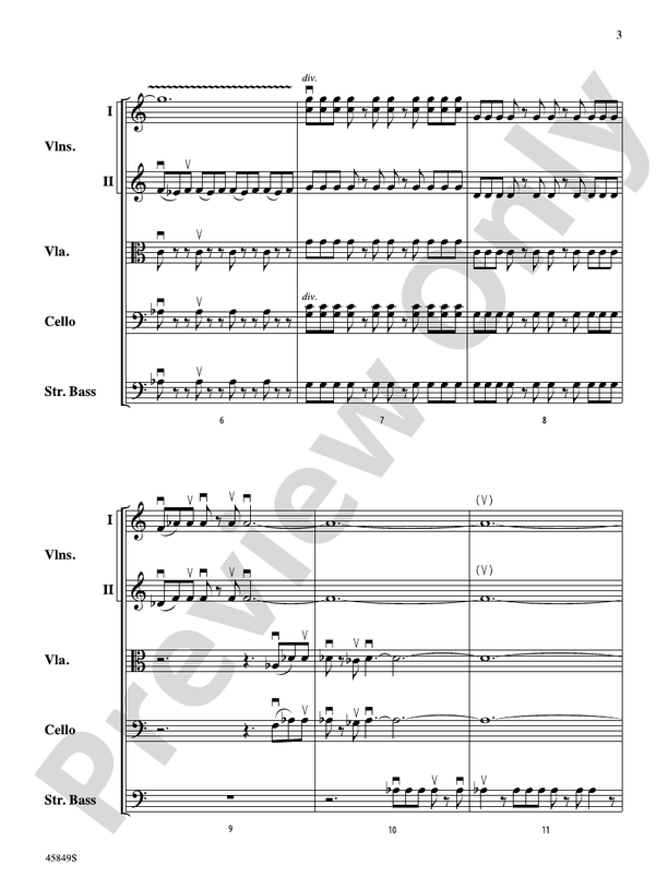 American Salute - String Orchestra Conductor Score & Parts (Digital Download)
