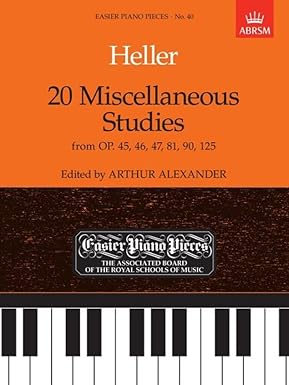 20 Miscellaneous Studies from Op 45 46 47 81 90