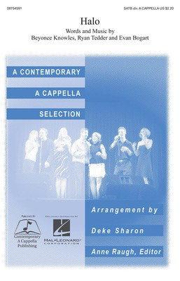 Halo - SATB divisi Deke Sharon Hal Leonard Choral Score Octavo