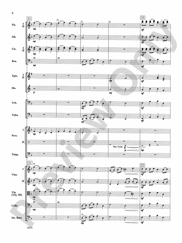 Hungarian Air and Dance – Full Orchestra Conductor Score & Parts (Digital Download)