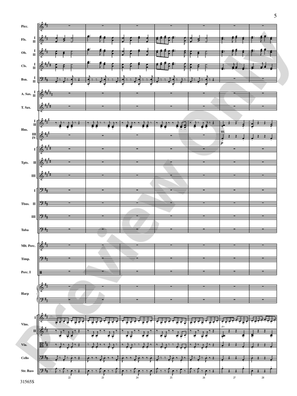 A Christmas Festival (Grade 3.5) – Full Orchestra Conductor Score & Parts (Digital Download)