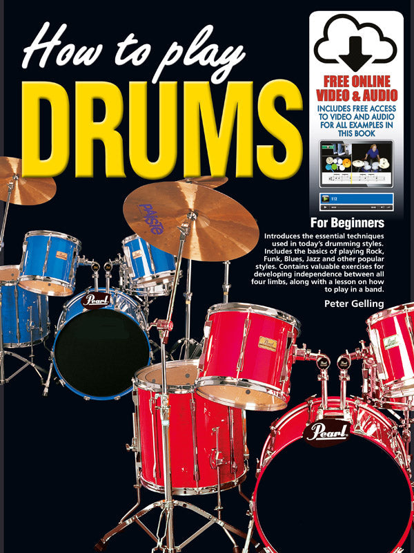 How To Play Drums for Beginners Book/OLA