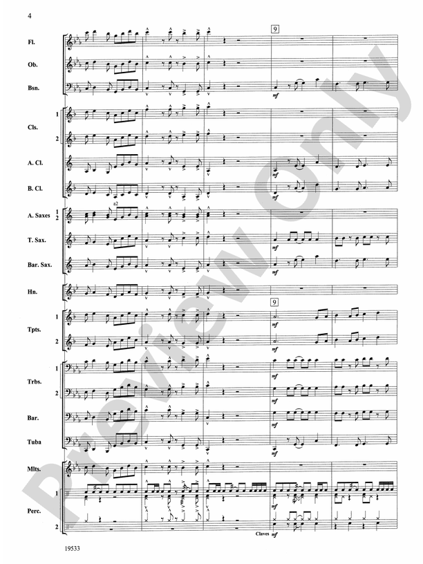 Fiero - Concert Band Conductor Score & Parts (Digital Download)