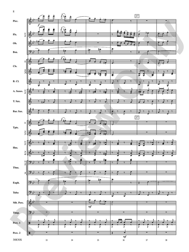 Oxford Street (March) - Concert Band Conductor Score & Parts (Digital Download)