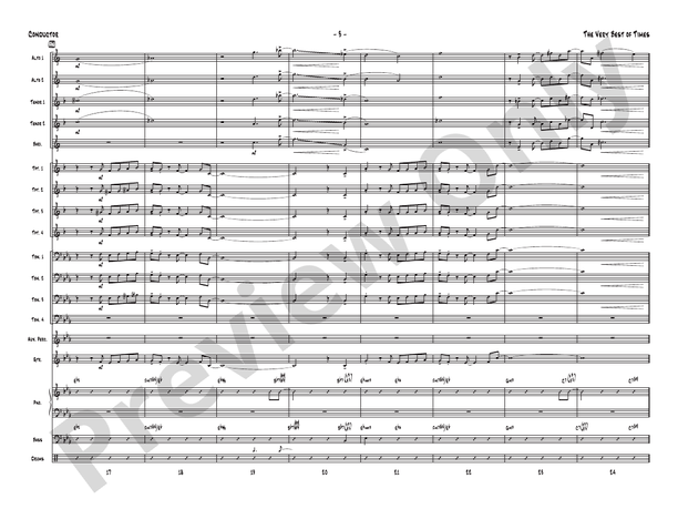 The Very Best of Times – Jazz Ensemble Conductor Score & Parts (Digital Download)