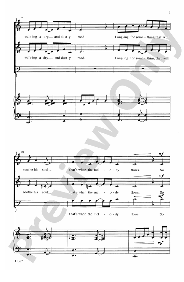 Melody Flow – 3-Part Mixed Choral Octavo (Digital Download)