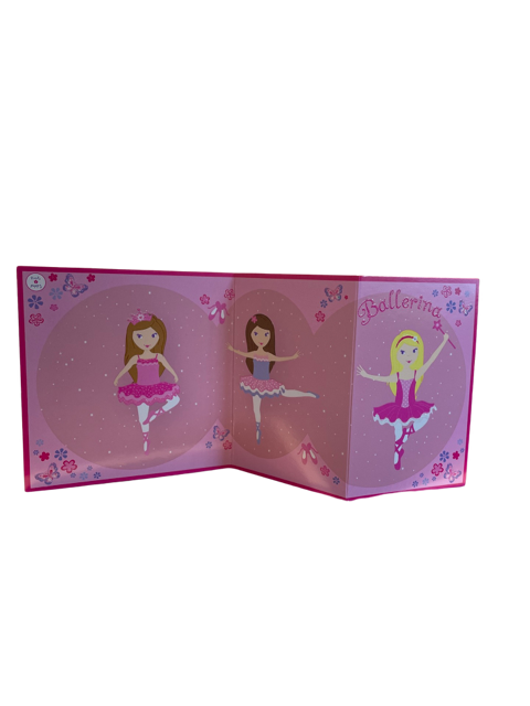 Ballerina Girls Folded Card