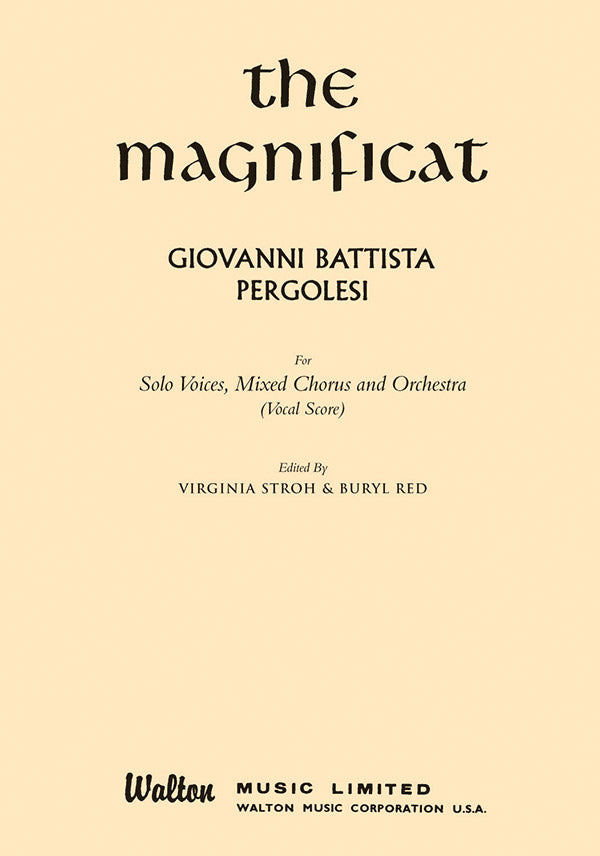 MAGNIFICAT SATB