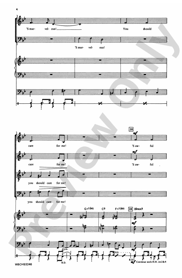 S Wonderful - Arr.Phil Mattson - SATB Choral Octavo (Digital Download)