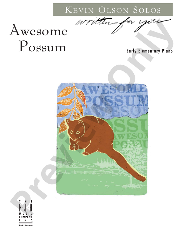 Awesome Possum - Piano (Digital Download)