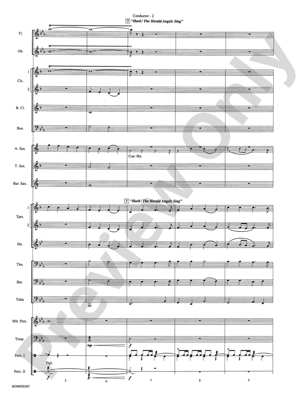 A Carol Celebration - Concert Band Conductor Score & Parts (Digital Download)