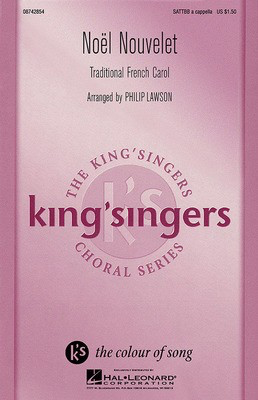 Noí‚l Nouvelet - SATTBB Philip Lawson Hal Leonard Choral Score Octavo